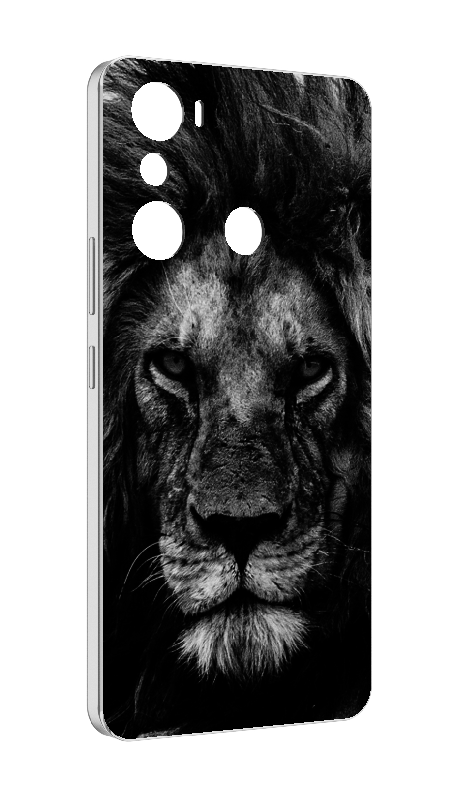 

Чехол MyPads смуглый лев мужской для Infinix Hot 20i, Прозрачный, Tocco