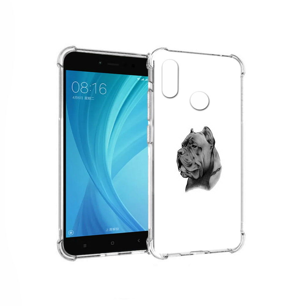 

Чехол MyPads Tocco для Xiaomi Redmi Note 5 грозный бульдог (PT113434.311.300), Прозрачный, Tocco