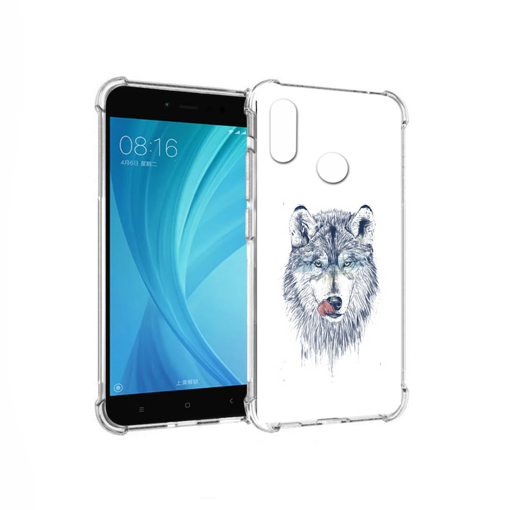 

Чехол MyPads Tocco для Xiaomi Redmi Note 5 голодгый волк (PT113434.311.292), Прозрачный, Tocco