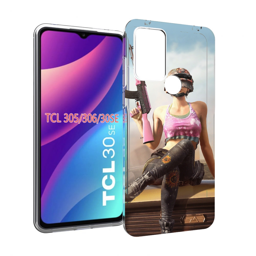 

Чехол MyPads девушка из PUBG для TCL 30SE/305/306/30E, Tocco