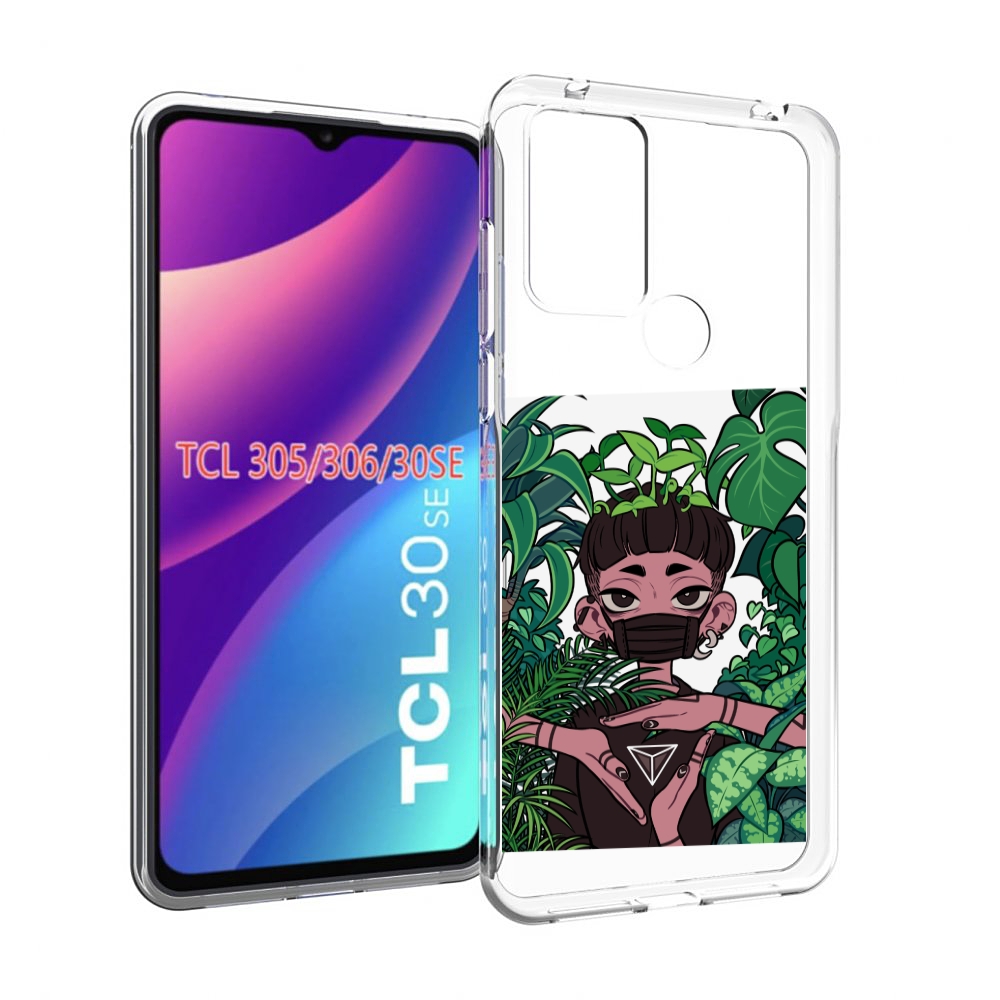 

Чехол MyPads девушка в природе женский для TCL 30SE/305/306/30E, Tocco