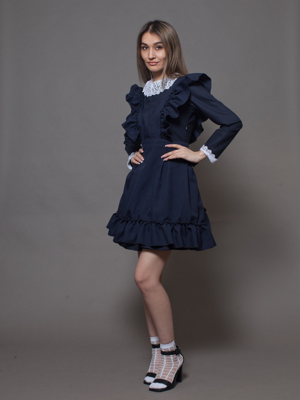 

Фартук детский DeksJ Ф017, синий, 146, Ф017