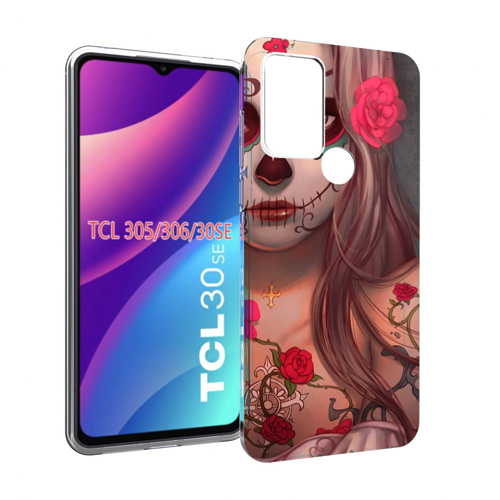 

Чехол MyPads девочка в рисунках для TCL 30SE/305/306/30E, Tocco