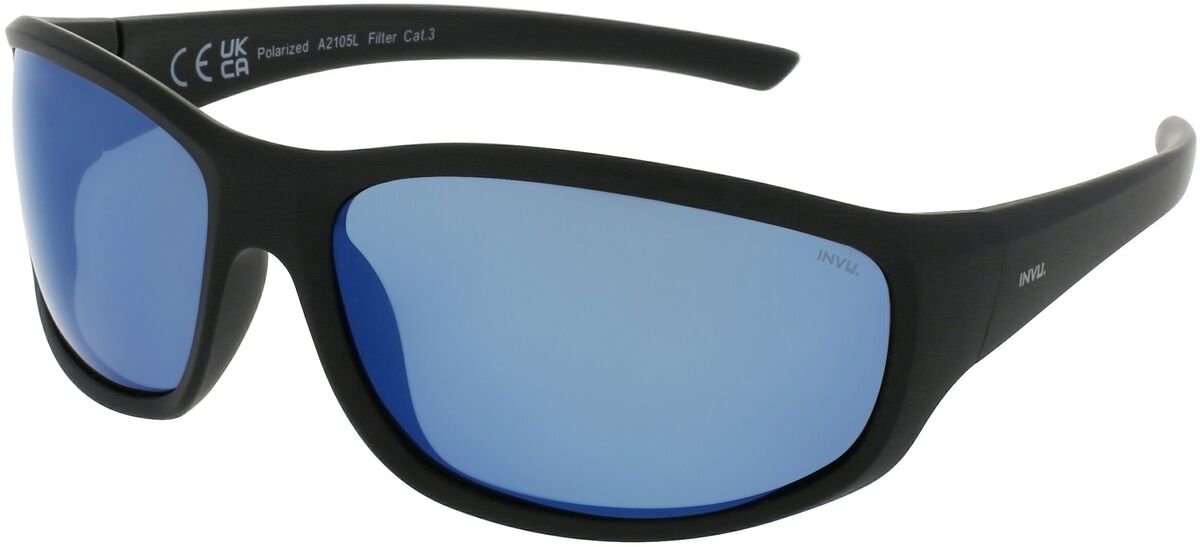 

Солнцезащитные очки Invu A2105L black/grey on blue mirror gradient, A2105L