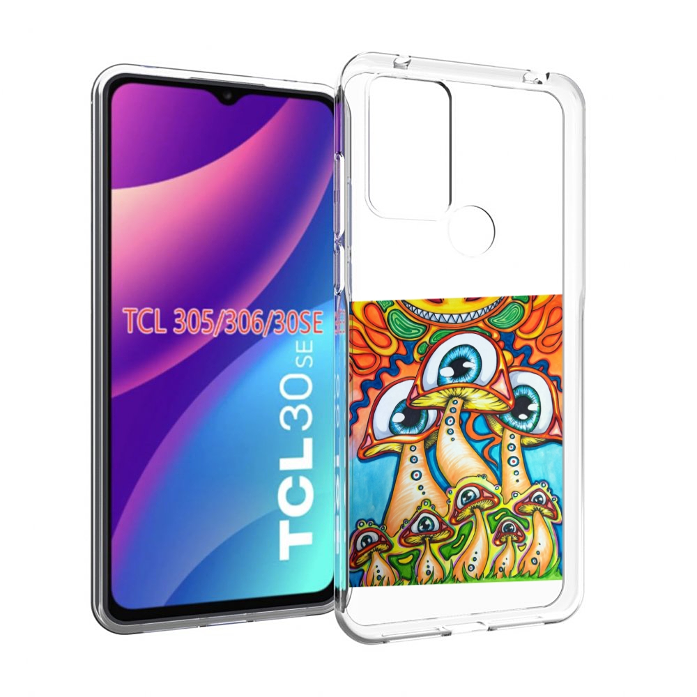 

Чехол MyPads грибы с глазами для TCL 30SE/305/306/30E, Tocco