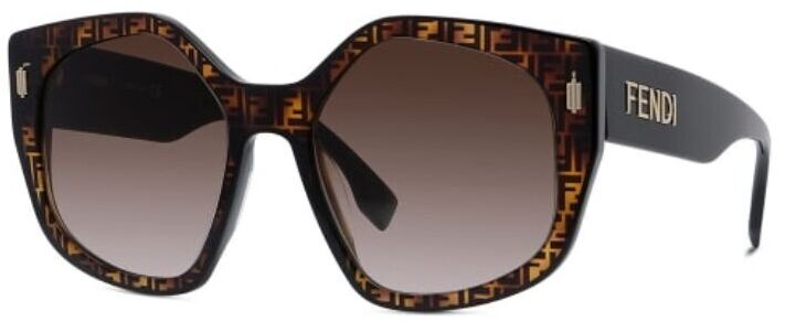 

Солнцезащитные очки Fendi FE 40017I 55F havana/brown, FE 40017I 55F