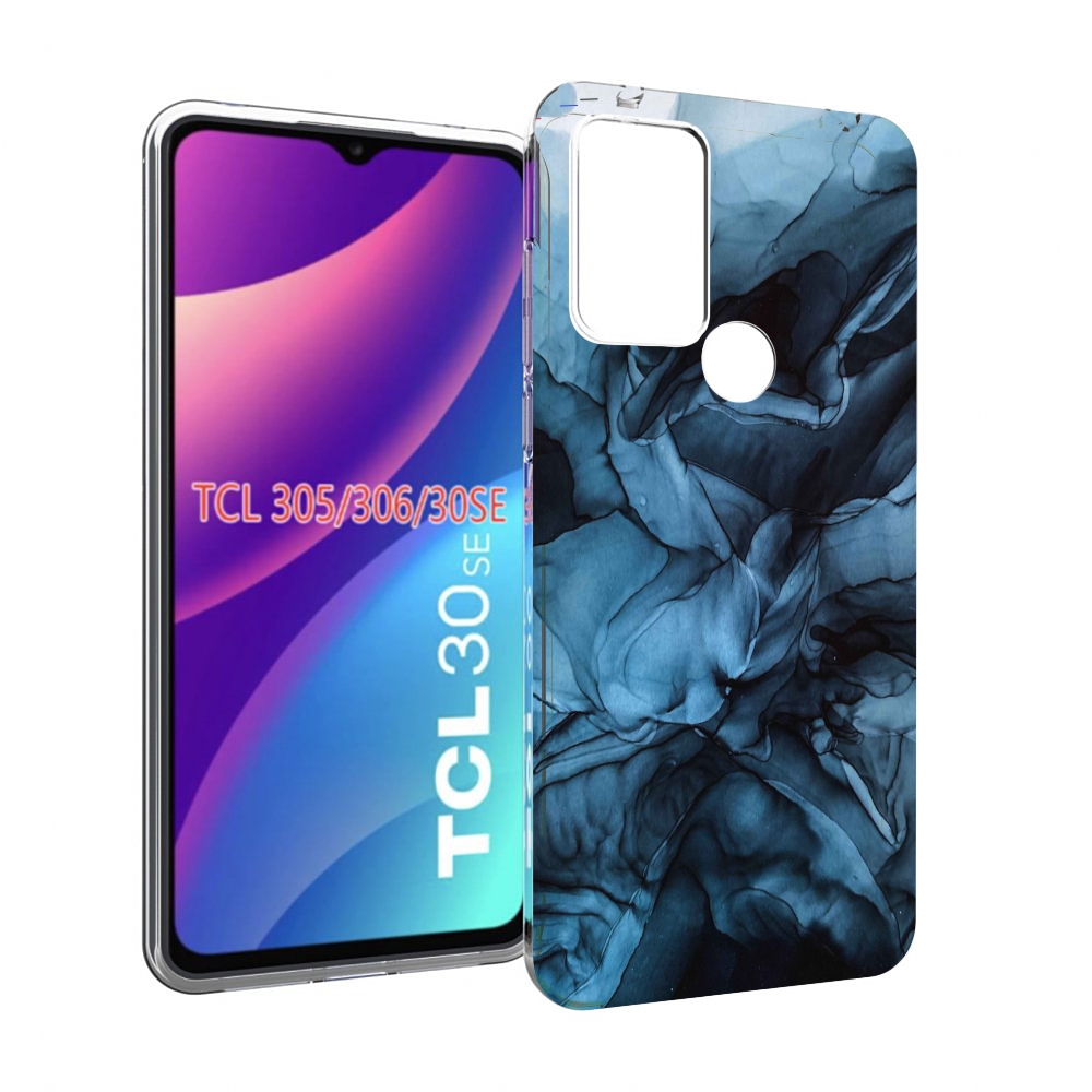 

Чехол MyPads голубой дымок для TCL 30SE/305/306/30E, Tocco