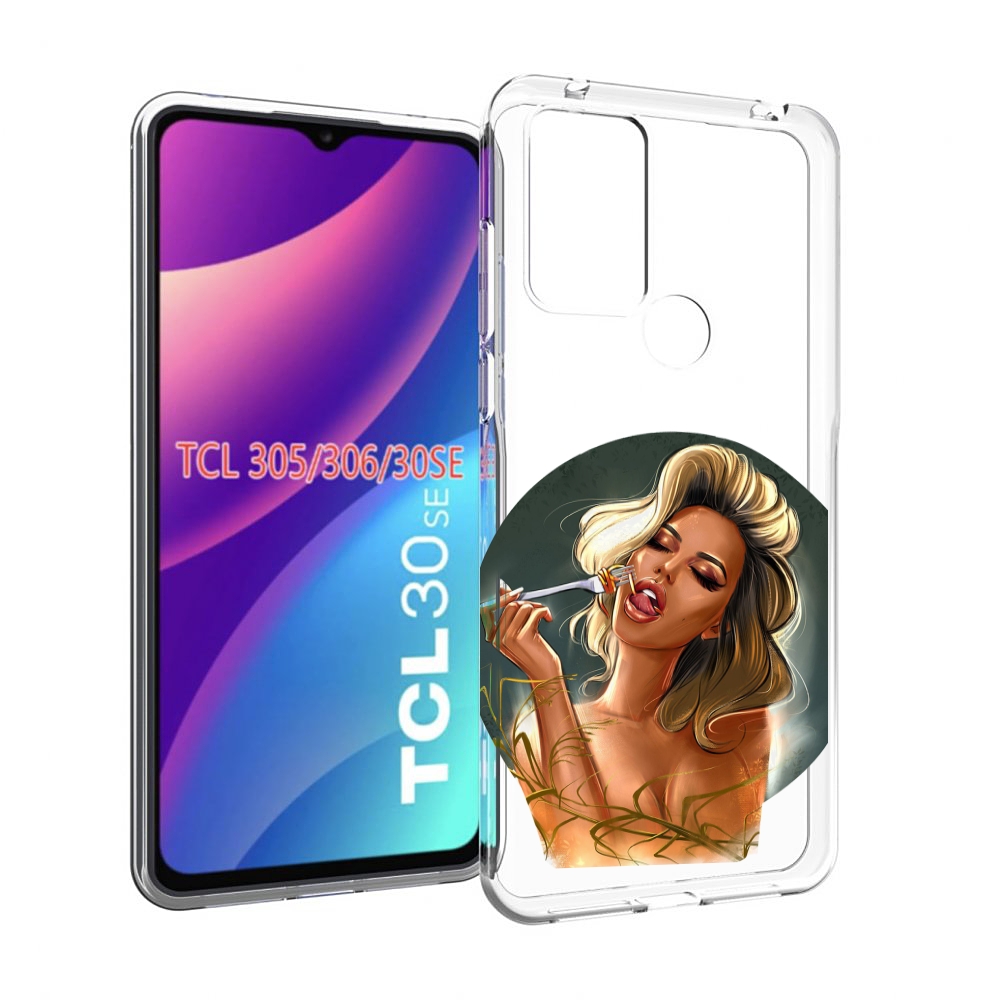 

Чехол MyPads голодная-девушка-модель женский для TCL 30SE/305/306/30E, Tocco