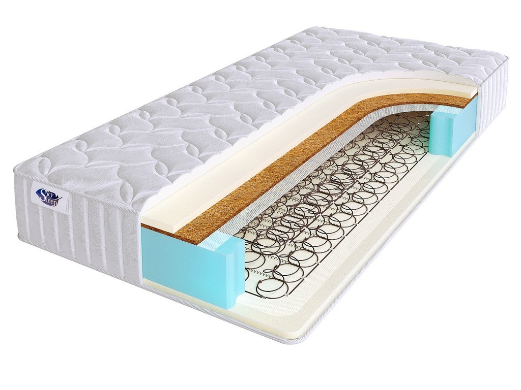 

Матрас SkySleep Start Medium Soft BS 120х200, Бежевый;белый;серый;серебристый, Start Medium Soft BS