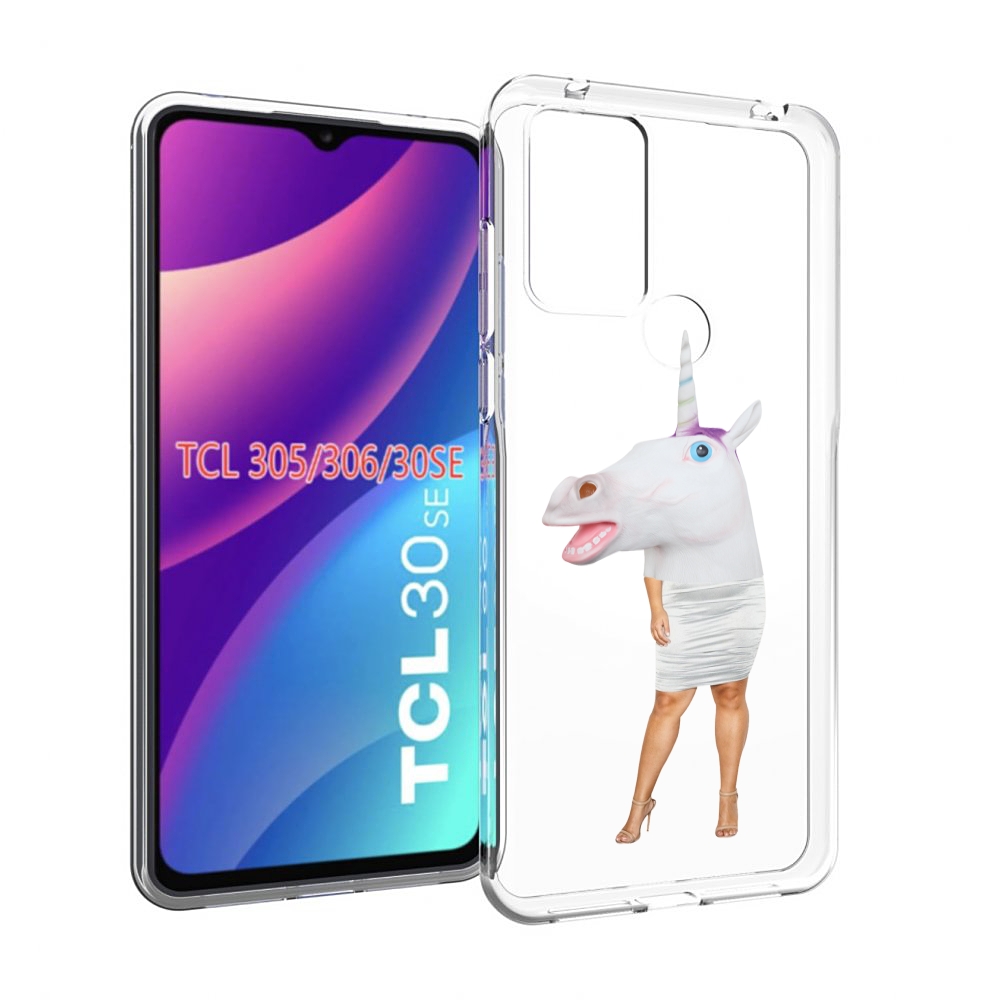 

Чехол MyPads голова-единорога для TCL 30SE/305/306/30E, Tocco