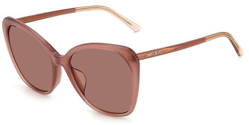 

Солнцезащитные очки Jimmy Choo ELE/F/S FWM transparent nude beige/brown, ELE/F/S FWM