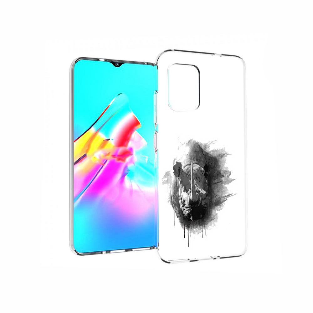 Чехол MyPads Tocco для Asus Zenfone 8 носорог