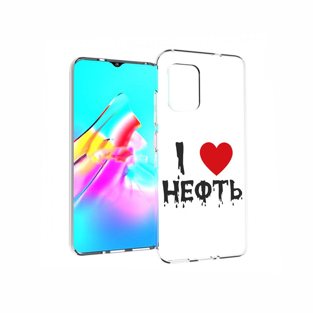 

Чехол MyPads Tocco для Asus Zenfone 8 нефть, Прозрачный, Tocco