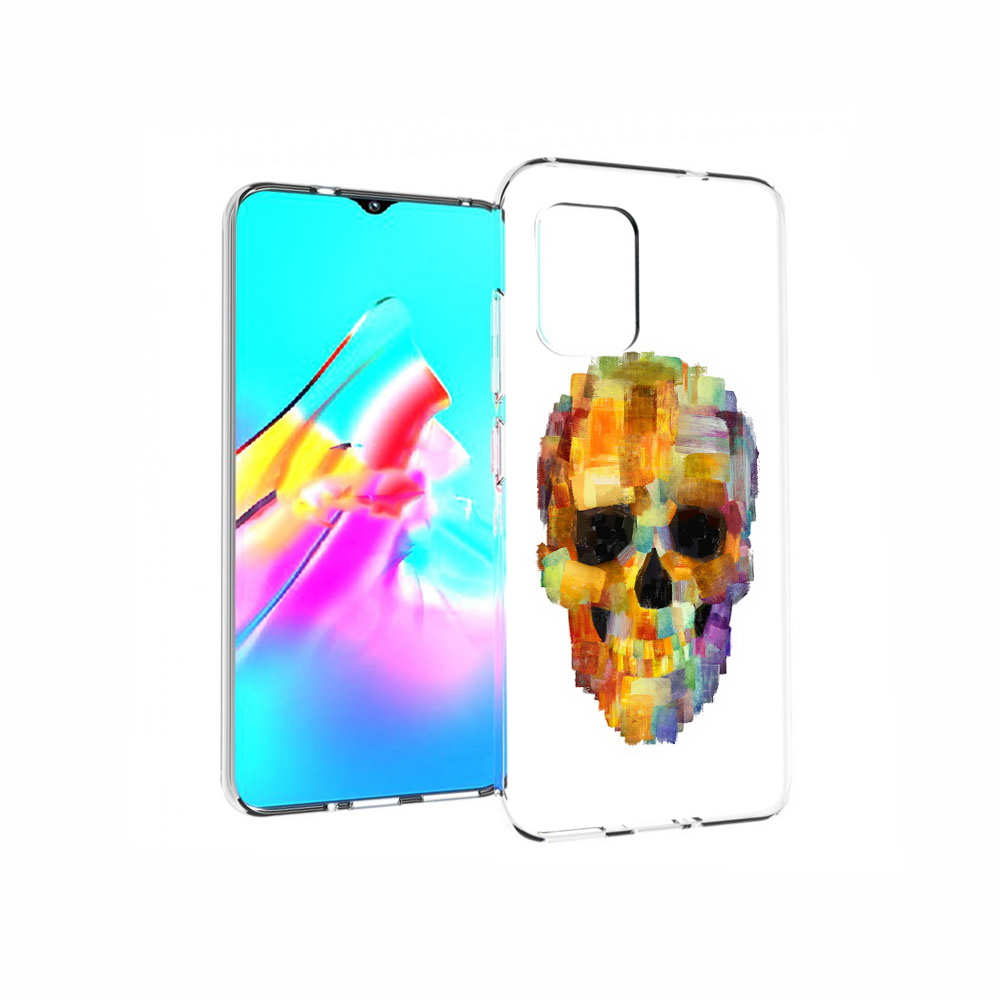 

Чехол MyPads Tocco для Asus Zenfone 8 нарисованный череп, Прозрачный, Tocco