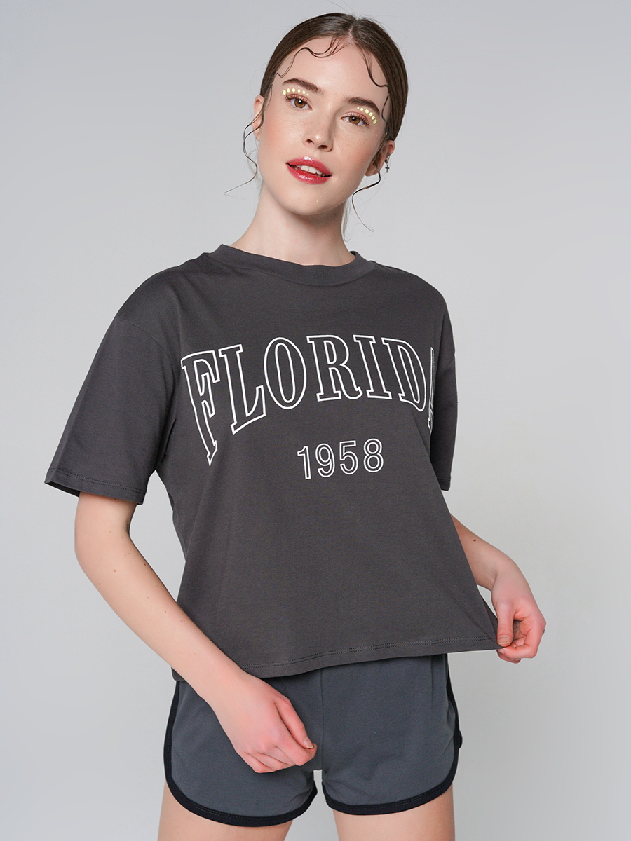 

Футболка женская ТВОЕ 90042 серая XL, 90042