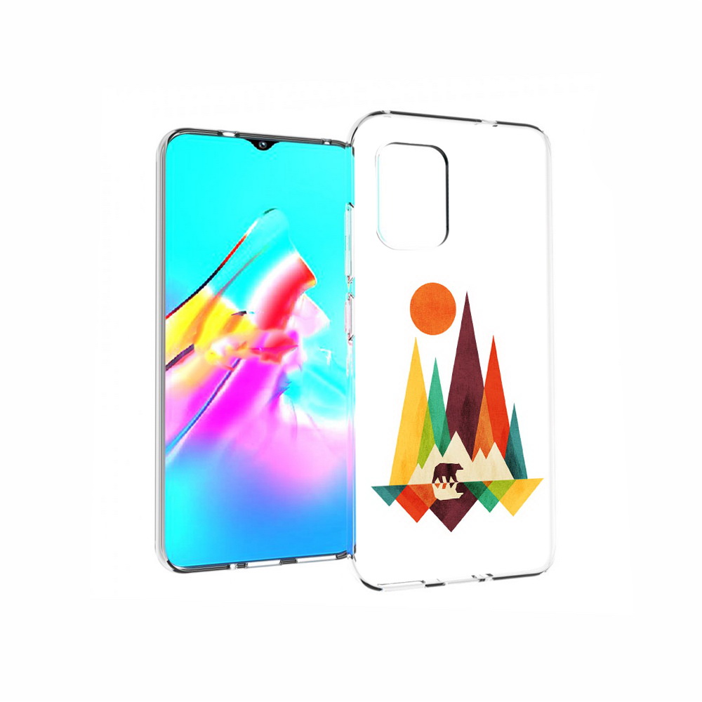 

Чехол MyPads Tocco для Asus Zenfone 8 нарисованные горы с медведем, Прозрачный, Tocco