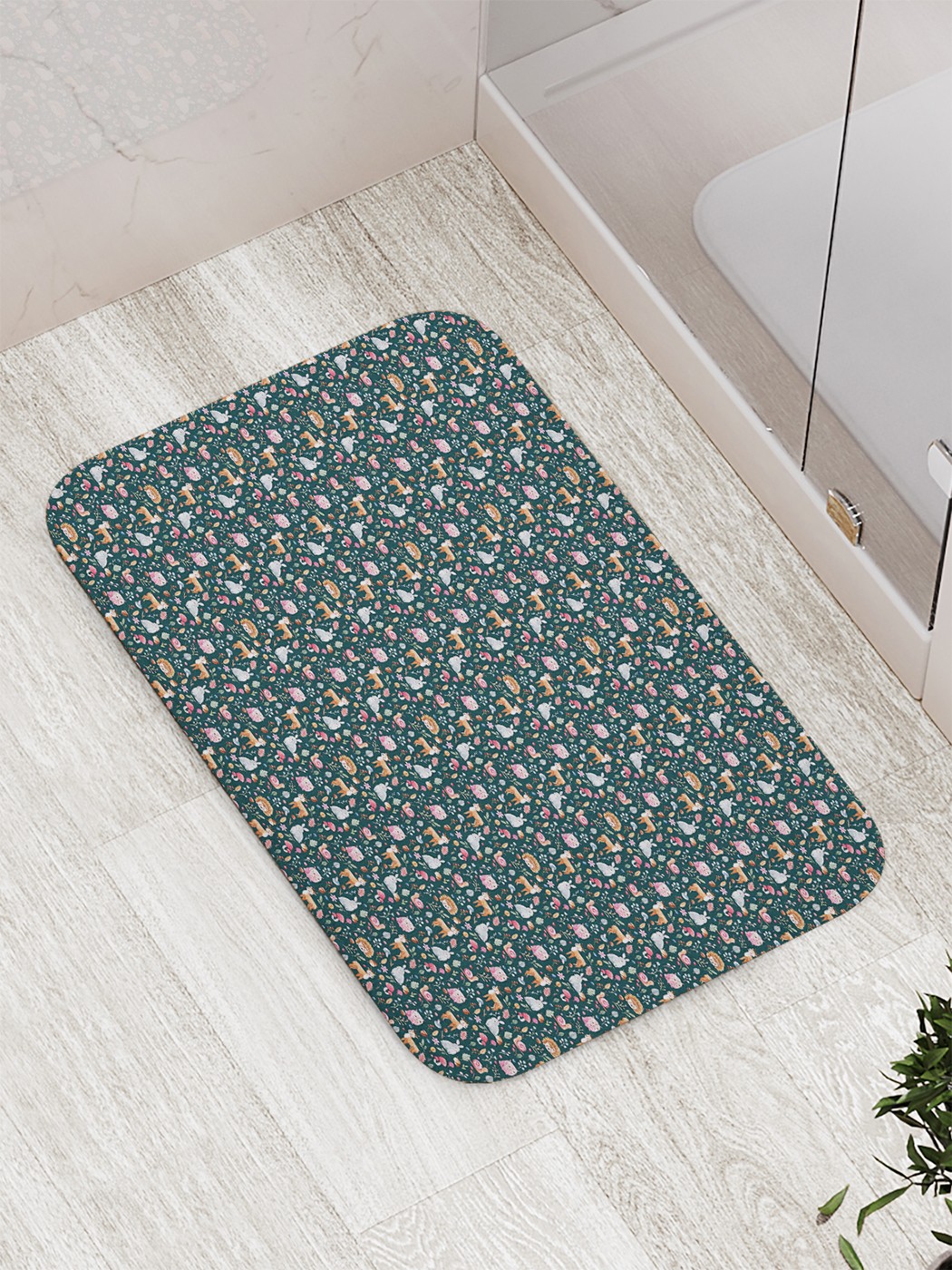 

Коврик противоскользящий для ванной, сауны, бассейна, 77х52 см bath_68570 JoyArty