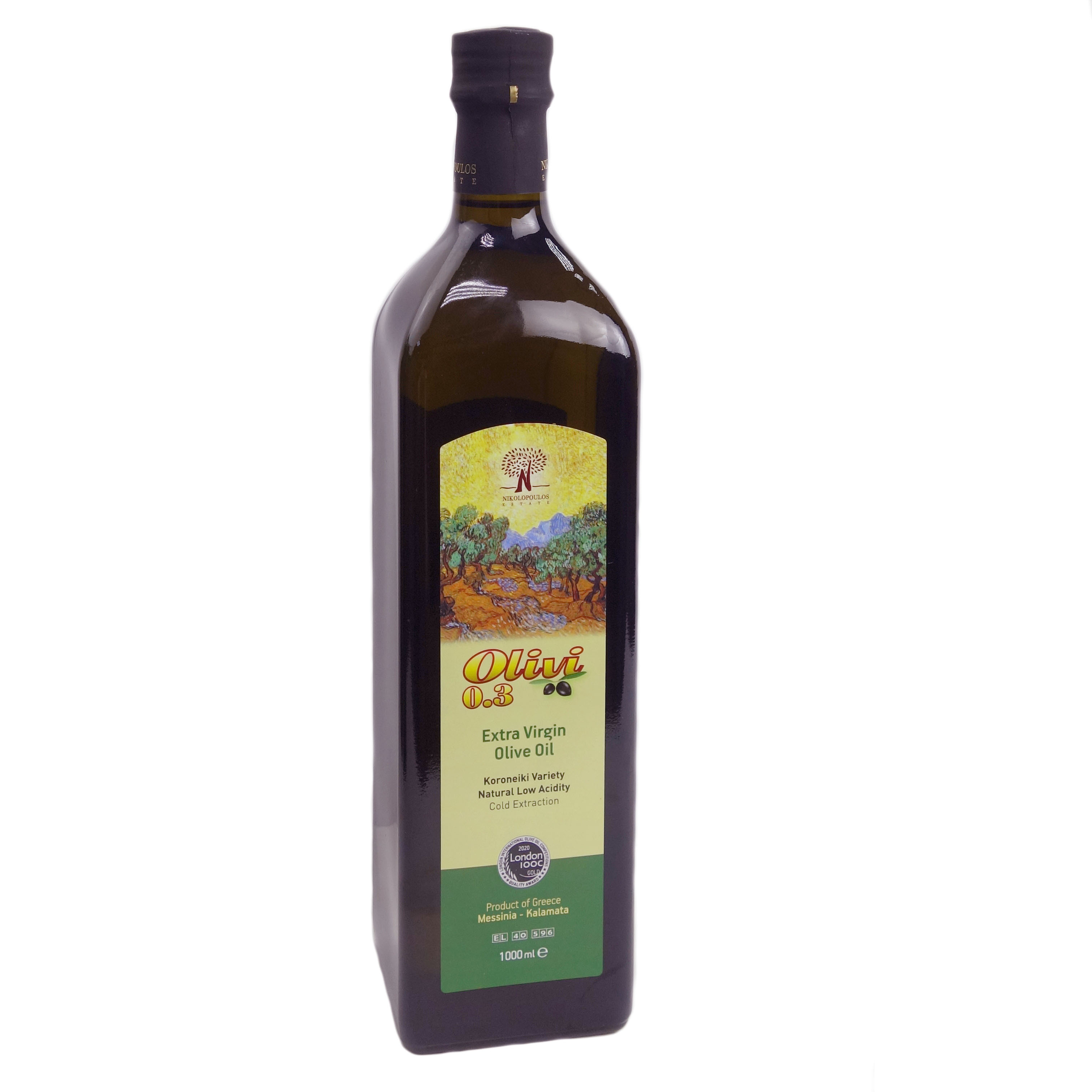 Оливковое масло Olivi 0.3 фермерское extra virgin, 1 л