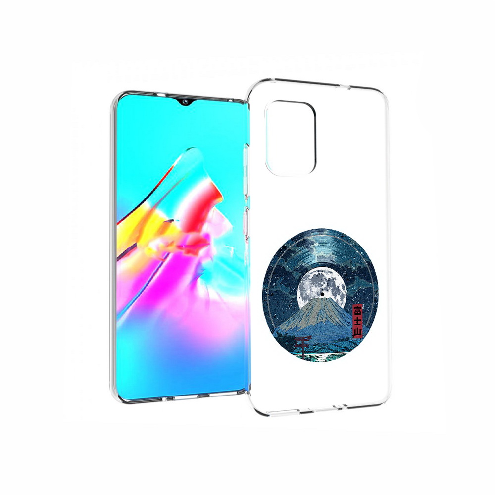 

Чехол MyPads Tocco для Asus Zenfone 8 нарисованная виниловая гора с луной, Прозрачный, Tocco