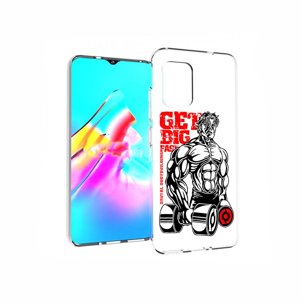 

Чехол MyPads Tocco для Asus Zenfone 8 накаченное тело, Прозрачный, Tocco