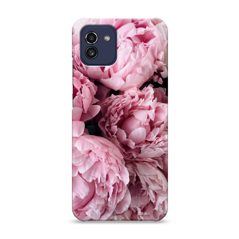 

Пластиковый чехол "Нежные пионы" на Samsung Galaxy A03, 2104920-6