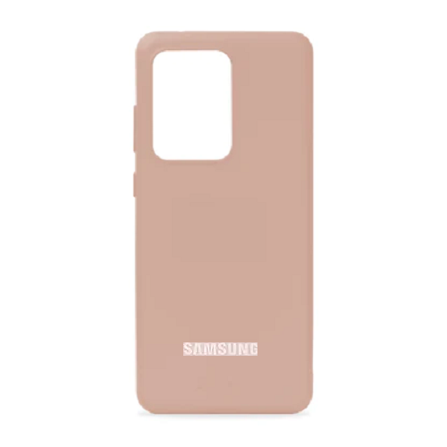 

Чехол для Samsung Galaxy S20 Ultra/S11 plus silicone case розовый песок