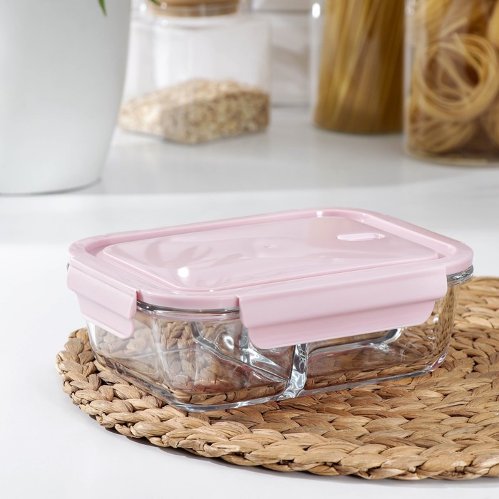 

Контейнер трехсекционный с крышкой CooknFreeze, 250/250/320мл, 20,5х16 см, цвет микс