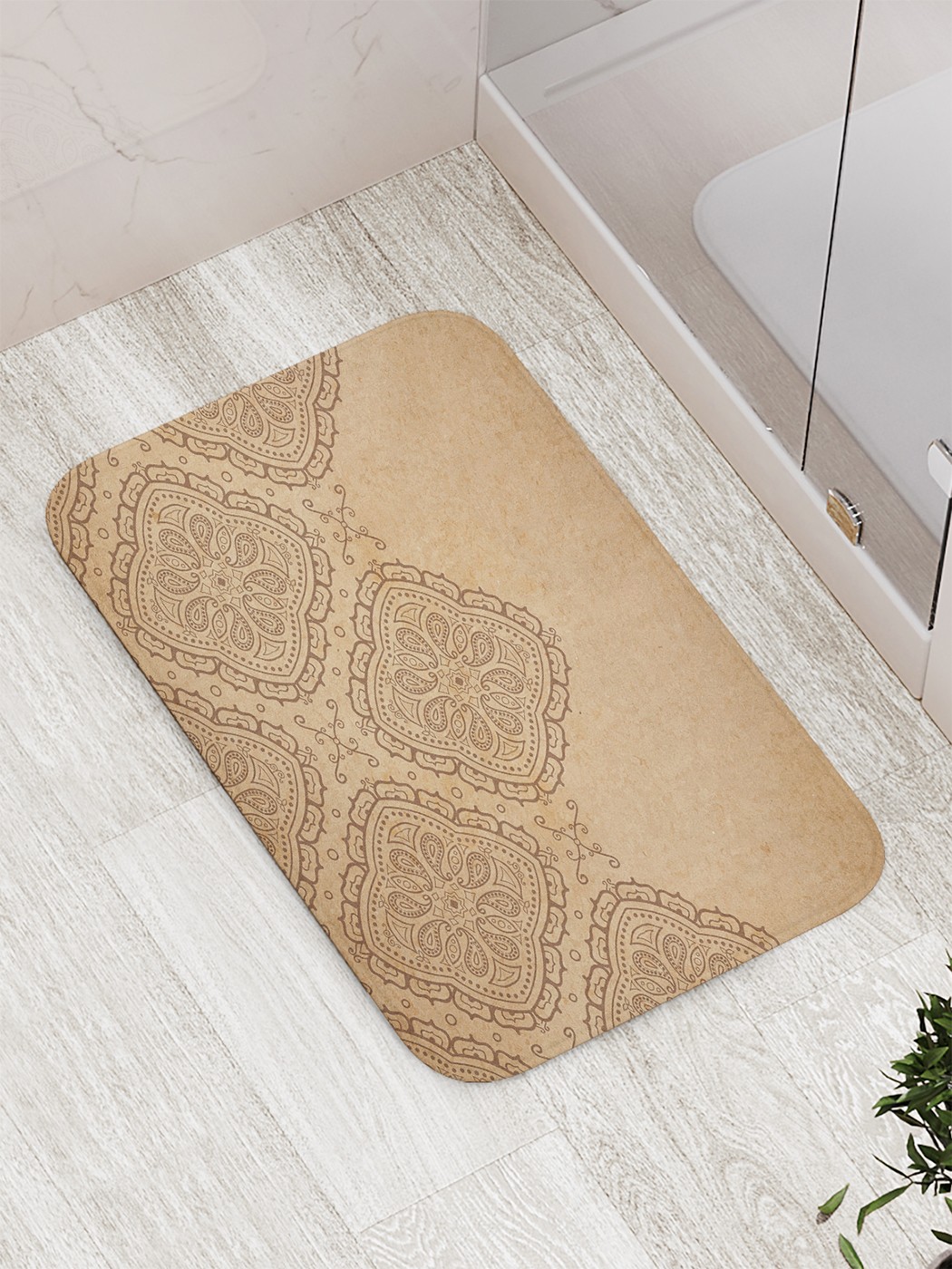 

Коврик противоскользящий для ванной, сауны, бассейна, 77х52 см bath_68509 JoyArty