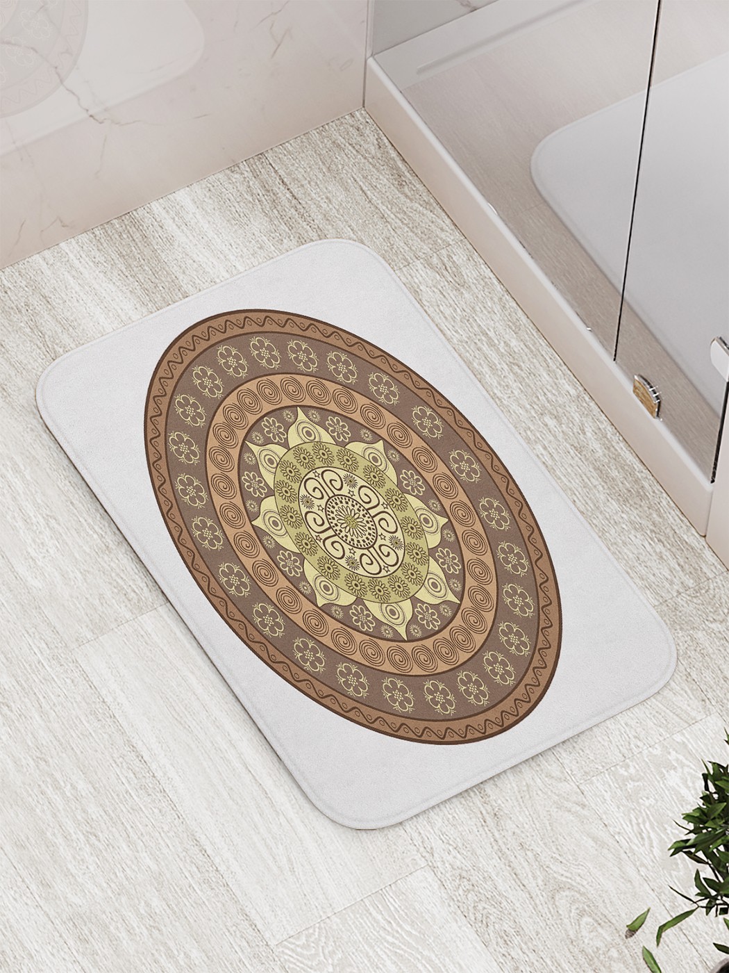 

Коврик противоскользящий для ванной, сауны, бассейна, 77х52 см bath_68504 JoyArty
