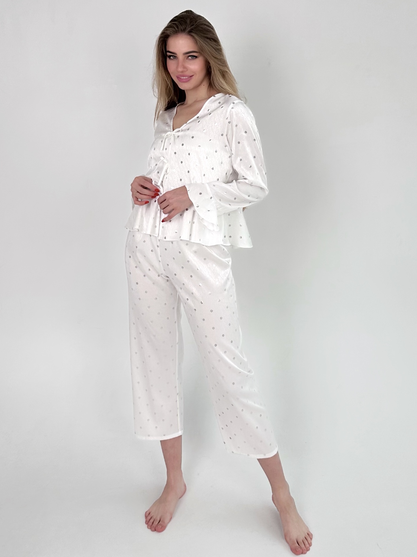 Пижама женская AuroraMichi Everyday белая XL