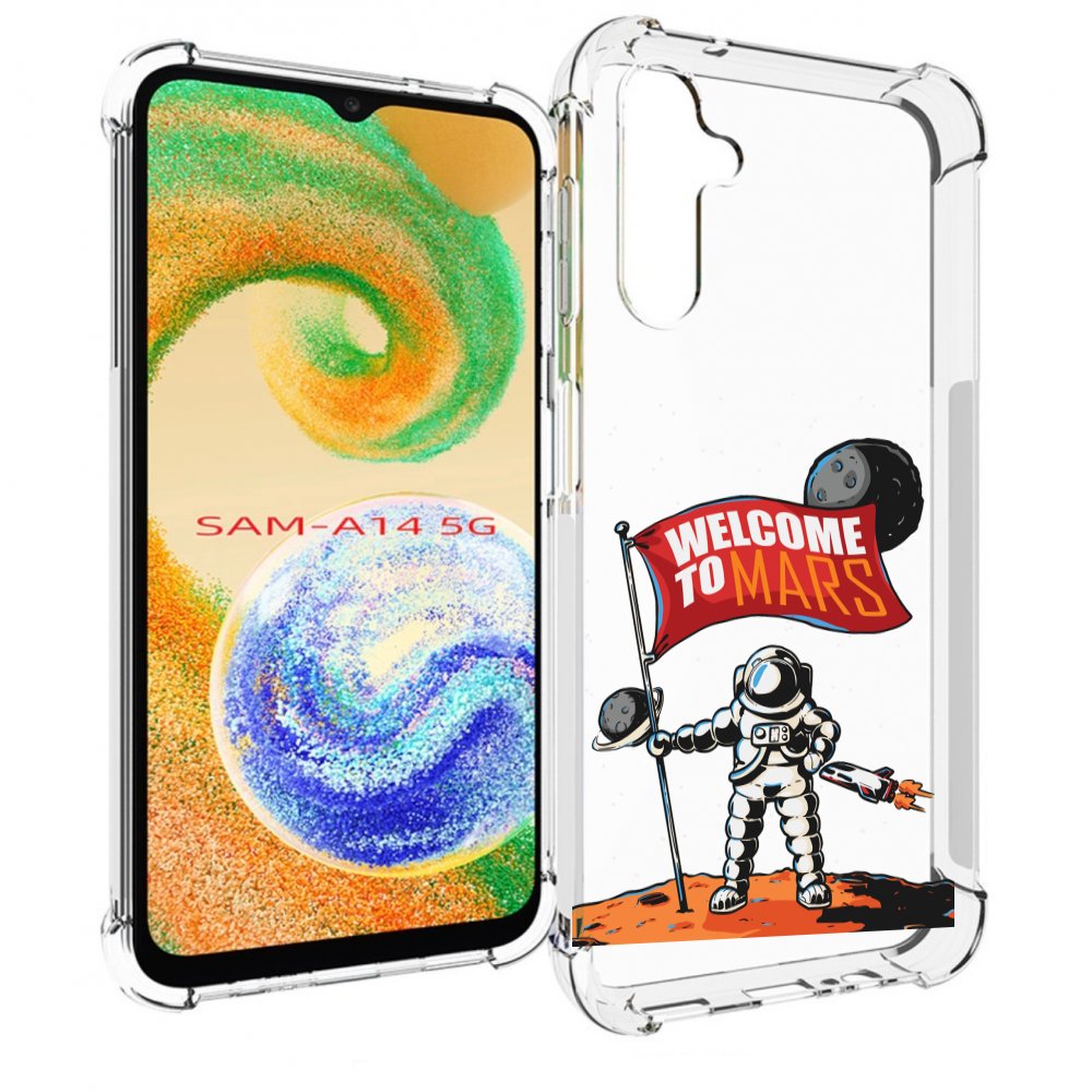 

Чехол MyPads Вэлком-Марс для Samsung Galaxy A14 5G, Прозрачный, Tocco