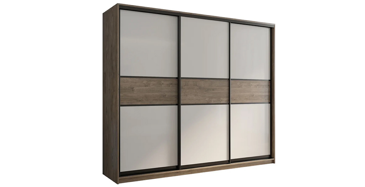 

Шкаф-купе 3-х дверный Кааппи 11 Дуб Харбор Эспрессо 240х45х230 см