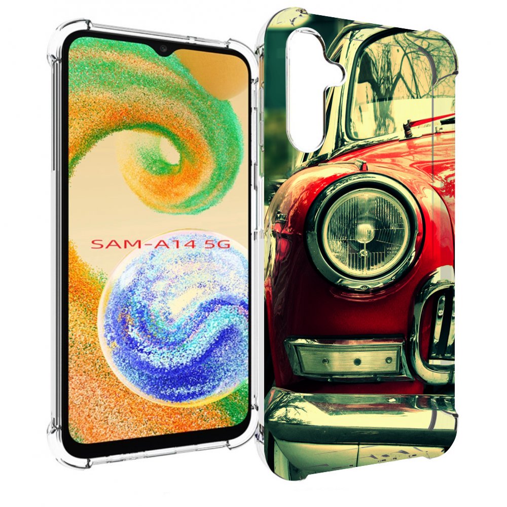 

Чехол MyPads Винтажная-машина мужской для Samsung Galaxy A14 5G, Прозрачный, Tocco