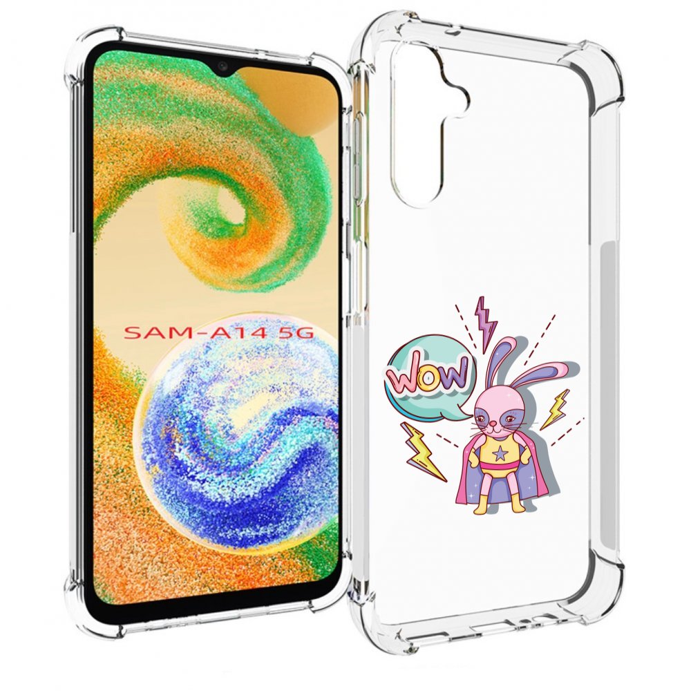 

Чехол MyPads Вау для Samsung Galaxy A14 5G, Прозрачный, Tocco