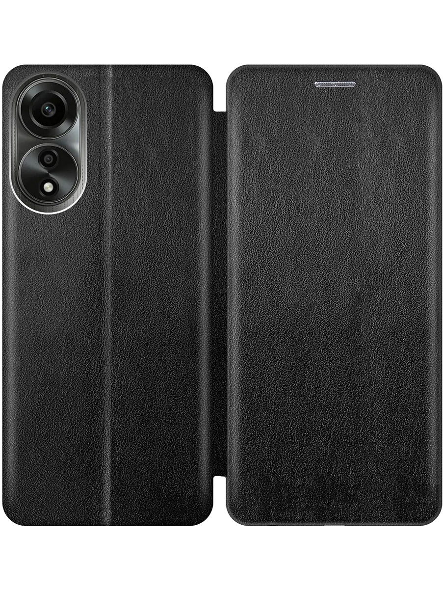 

Чехол-книжка на Oppo A78 4G черный, 782630013