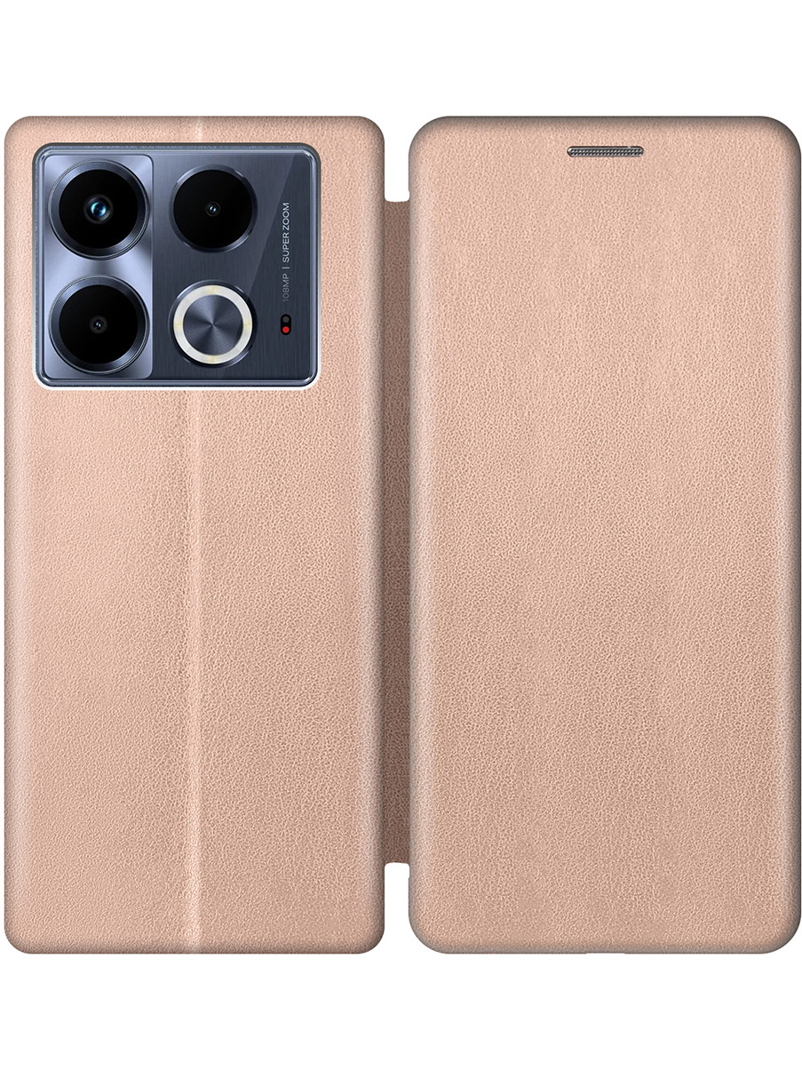 

Чехол-книжка на Infinix Note 40 золотой, Золотистый, 782626421