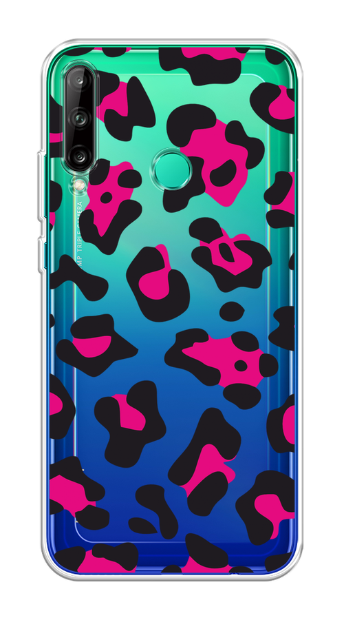 

Чехол на Honor 9C/Huawei P40 Lite E/Y7p "Pink cow spots", Черный;розовый, 6103350-1