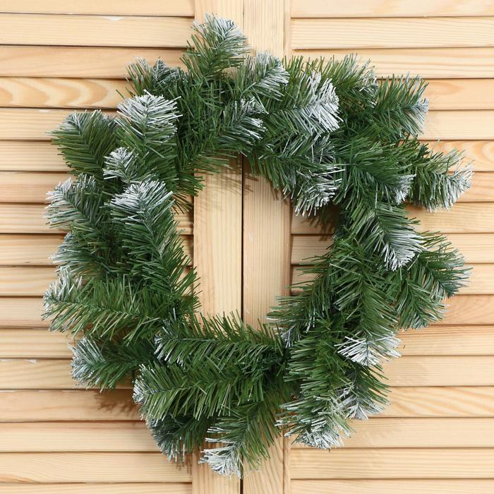 

Венок Рождественский Белоснежный 35 см