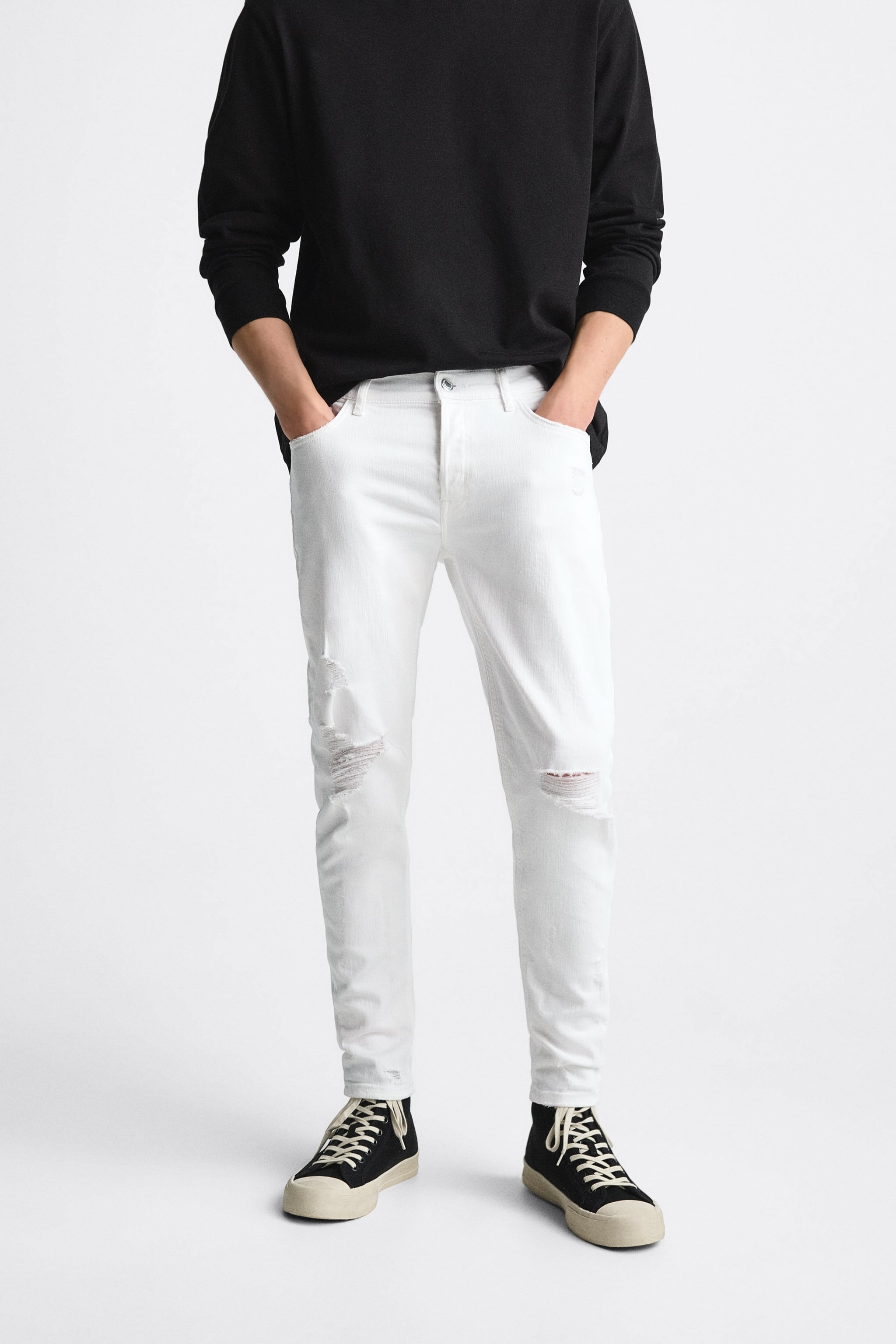 

Джинсы мужские ZARA 03175460 белые 40 RU (доставка из-за рубежа), 03175460