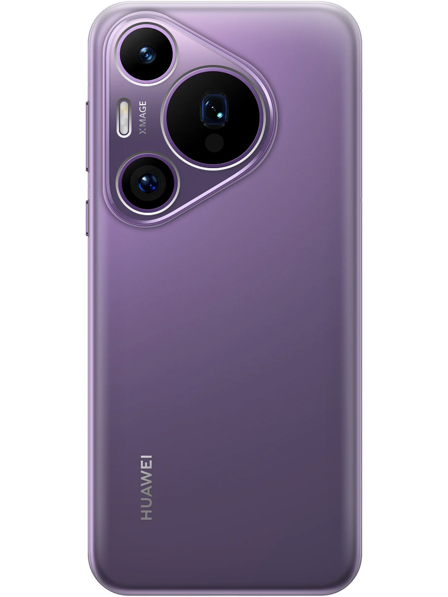 

Силиконовый чехол на Huawei Pura 70 Pro / 70 Pro+ прозрачный, 782625231