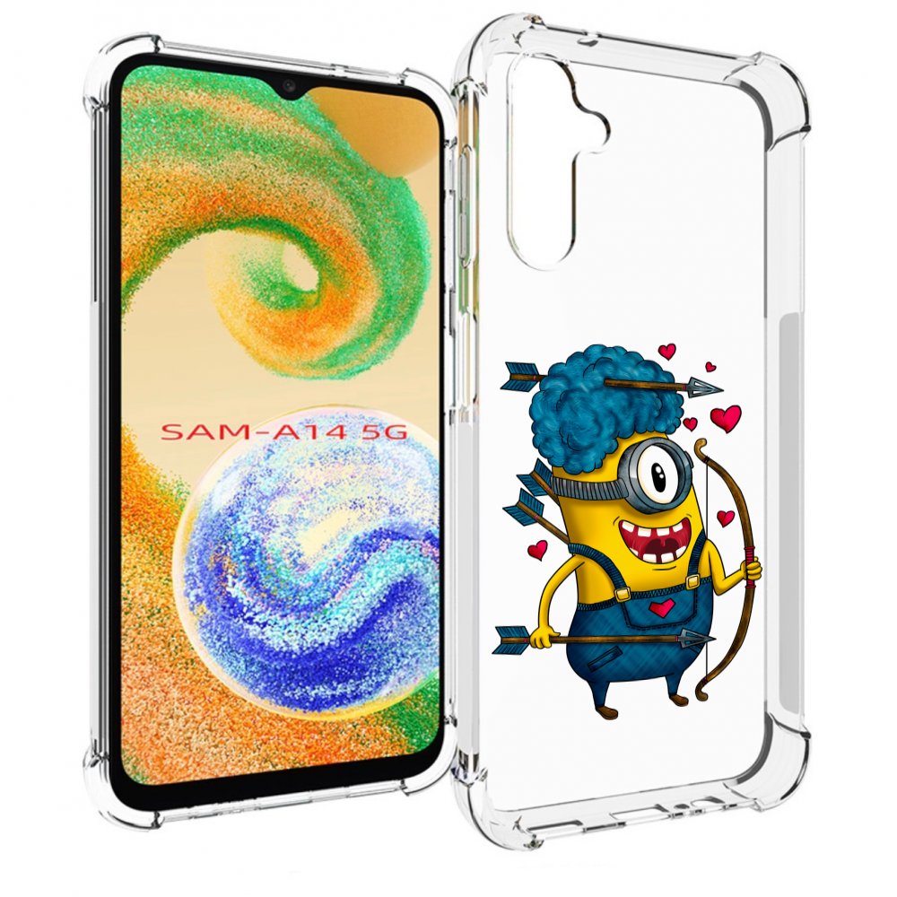 

Чехол MyPads Миньон купидон для Samsung Galaxy A14 5G, Прозрачный, Tocco