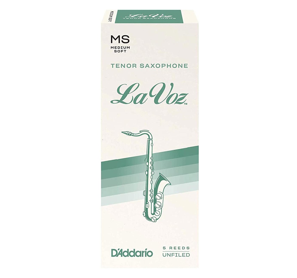 

La Voz Трости для саксофона тенор, средне-мягкие (Medium-Soft), 5шт, Rico RKC05MS