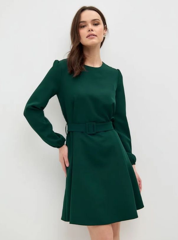 Платье женское SELEYA BETTER CC зеленое 44 RU