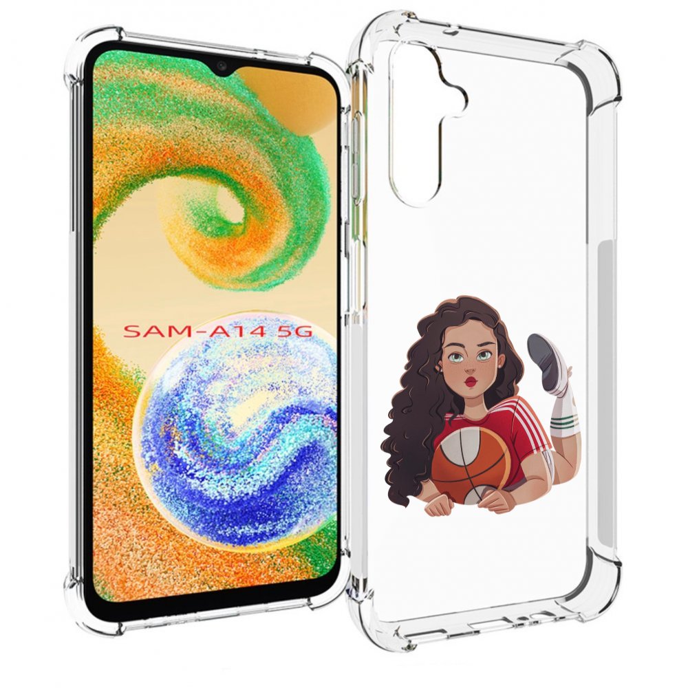 

Чехол MyPads Баскетболитска-в-гольфах женский для Samsung Galaxy A14 5G, Прозрачный, Tocco