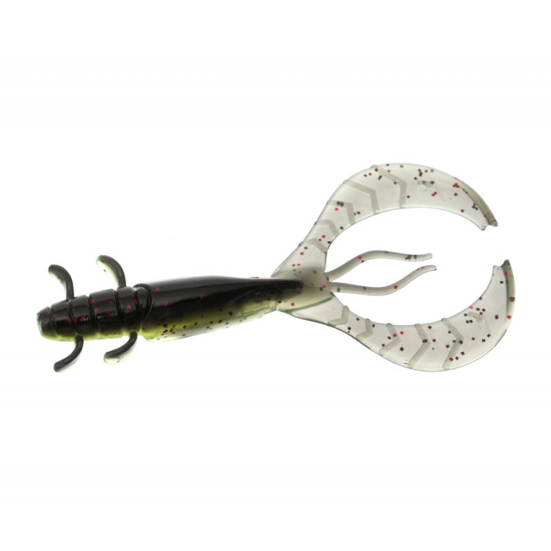 

Силиконовая приманка FLAGMAN Рак FL Craw 2,5" #1816 Black/Chartreuse 12см 6шт, FFLC25