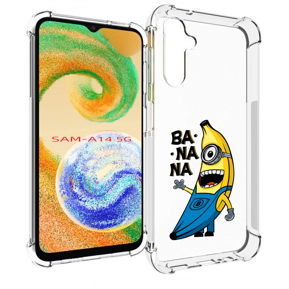 

Чехол MyPads Банана-миньон для Samsung Galaxy A14 5G, Прозрачный, Tocco