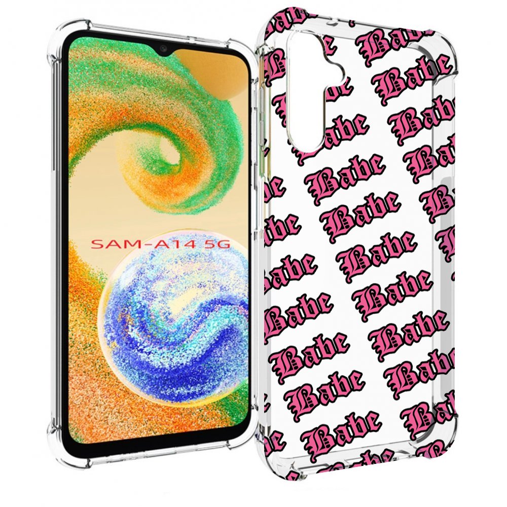 

Чехол MyPads Бабе для Samsung Galaxy A14 5G, Прозрачный, Tocco