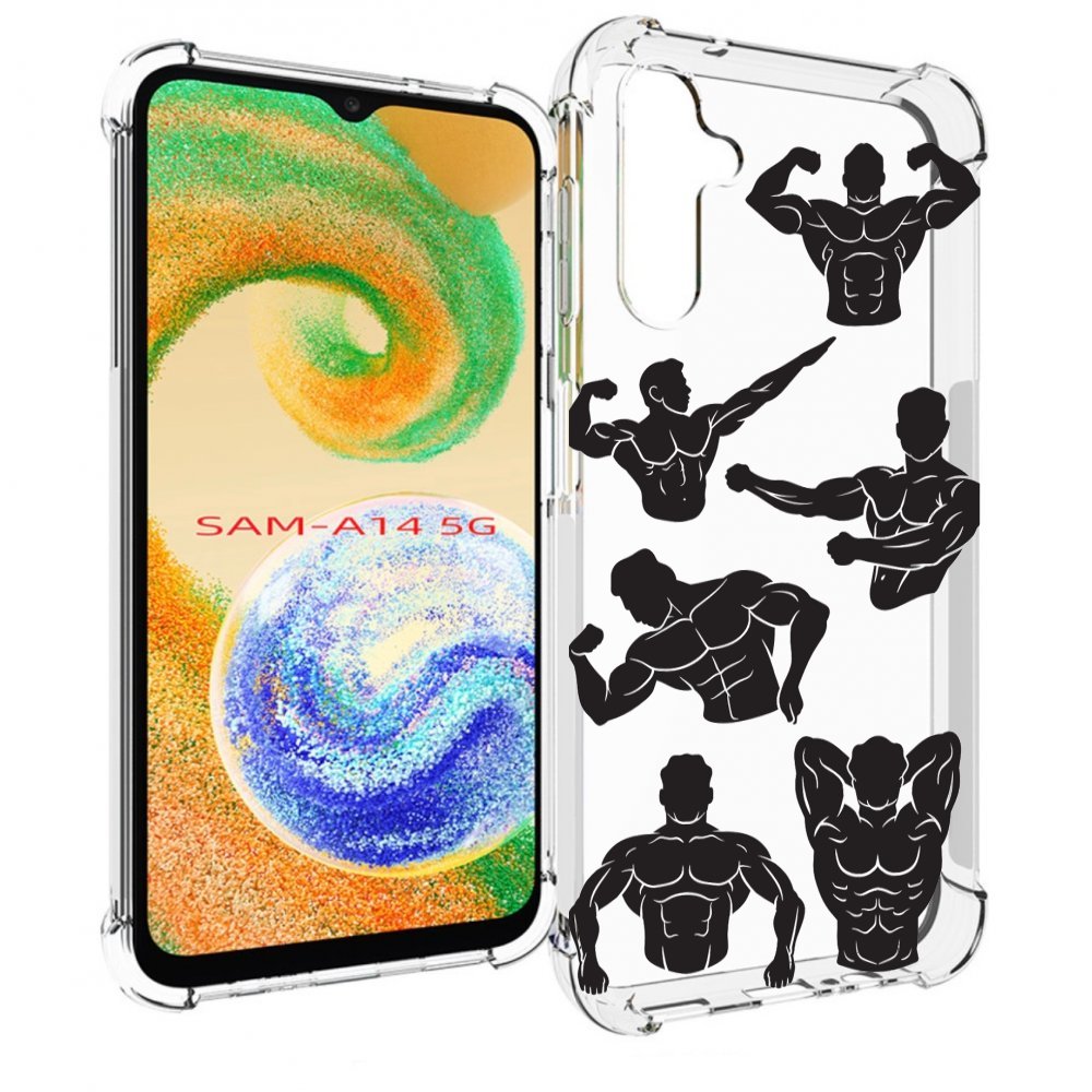 

Чехол MyPads Атлет мужской для Samsung Galaxy A14 5G, Прозрачный, Tocco
