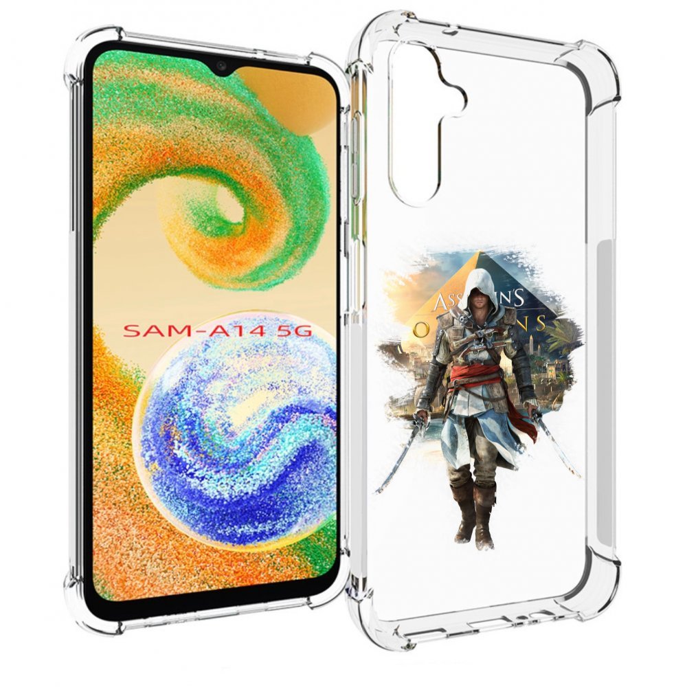 

Чехол MyPads Ассасин для Samsung Galaxy A14 5G, Прозрачный, Tocco