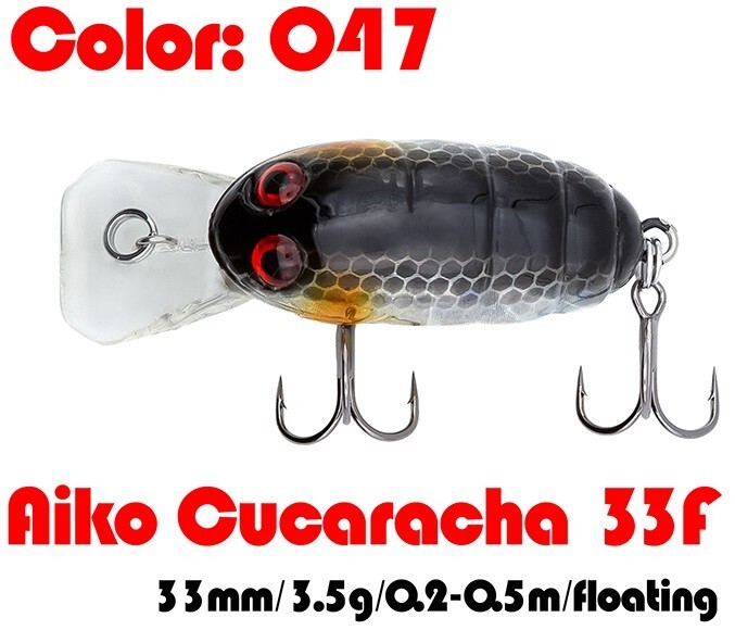 Воблер Aiko CUCARACHA 33F 047 619₽